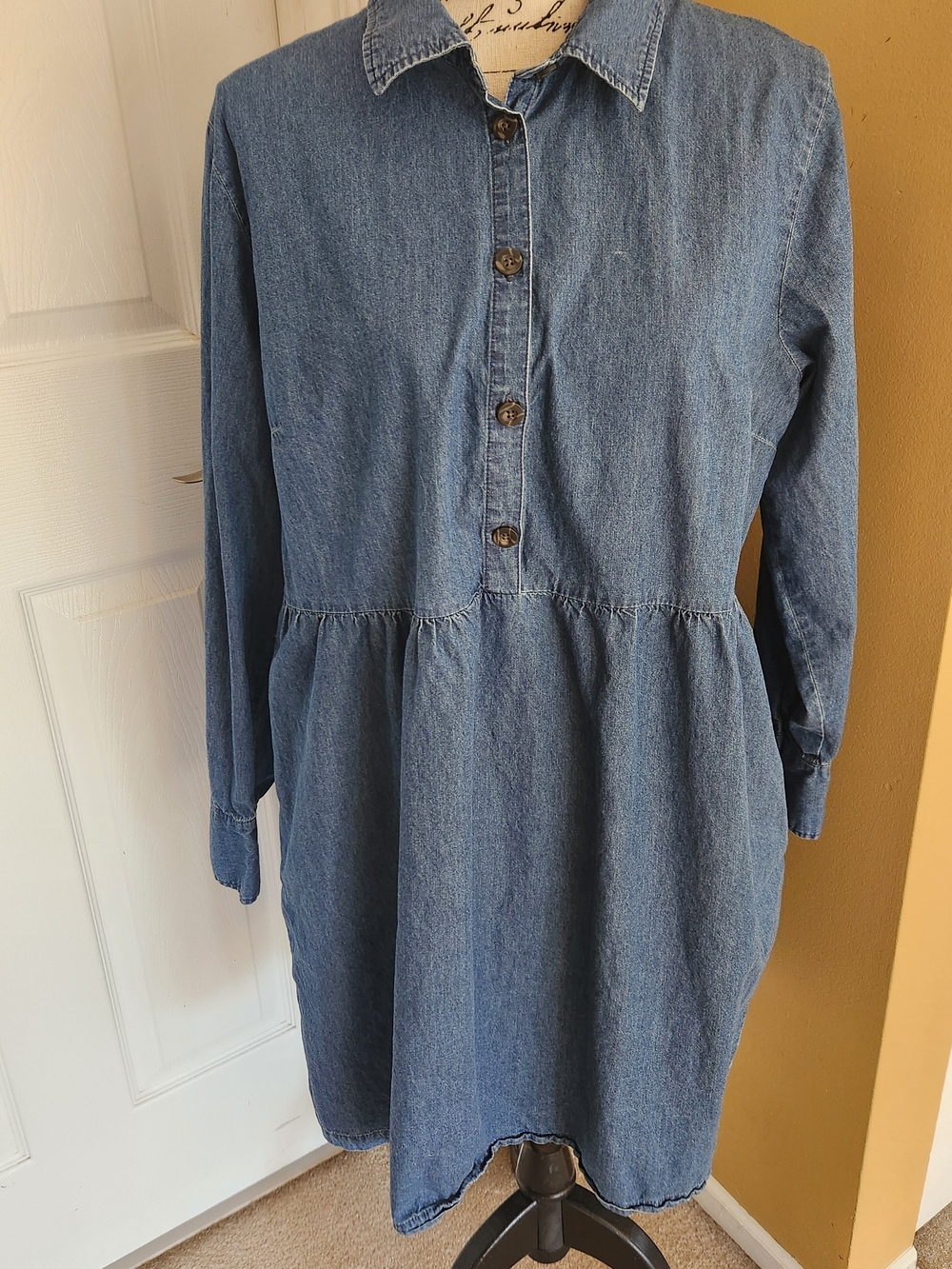 Nine West Light Blue Denim Dress